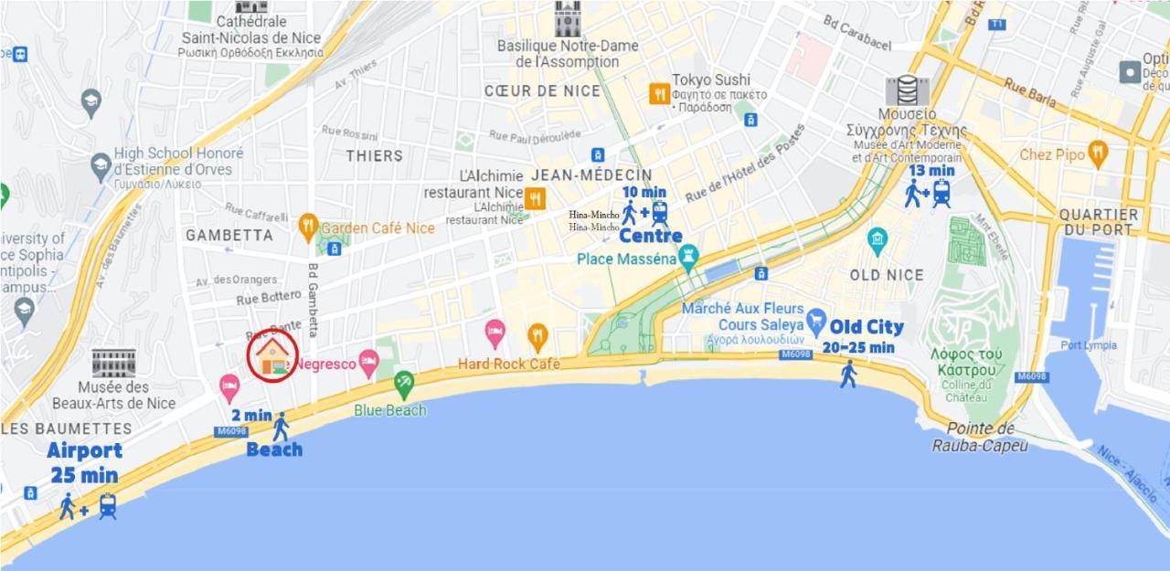 Our Home, Cozy Apartment Two Minutes From The Sea - Clima Νίκαια Εξωτερικό φωτογραφία